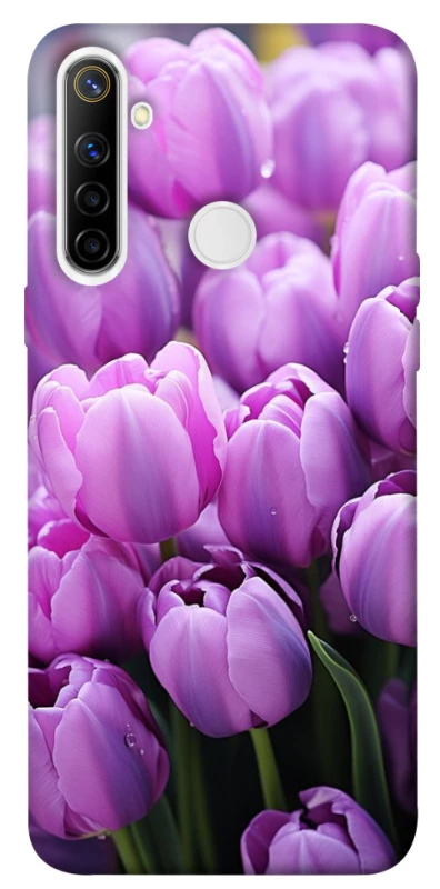 Чохол на Realme 6i Фіолетові тюльпани фото 1 з 1