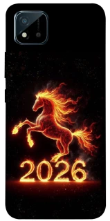 Чохол на Realme C20 Red Fire Horse ver.1 фото 1 з 1