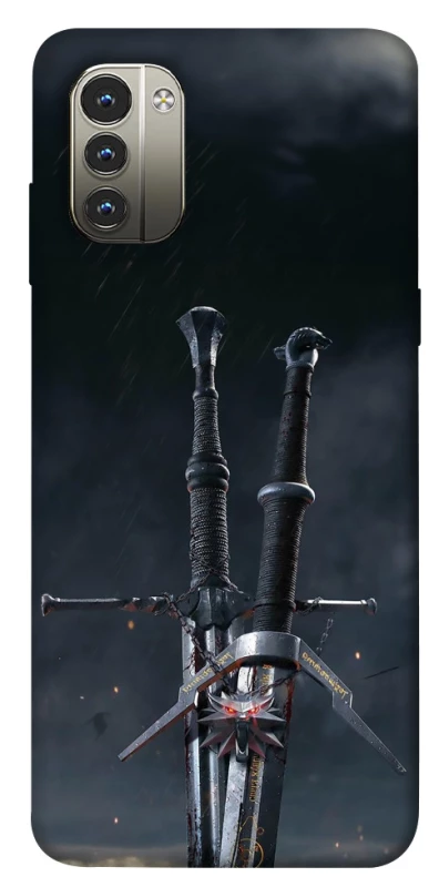 Чехол на Nokia G11 Мечи Ведьмака фото 1 из 1