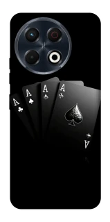 Чехол на TECNO Spark 30 Pro (KL7) Black Cards фото 1 из 1