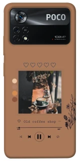 Чехол на Xiaomi Poco X4 Pro 5G Coffee player фото 1 из 1