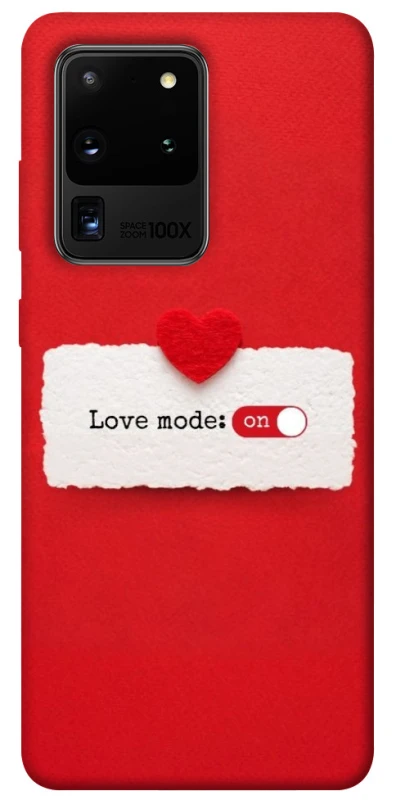 Чохол на Samsung Galaxy S20 Ultra Love Mode ON фото 1 з 1