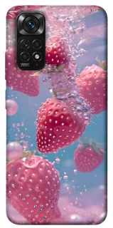 Чохол на Xiaomi Redmi Note 11 (Global) / Note 11S Полуниця в воді фото 1 з 1