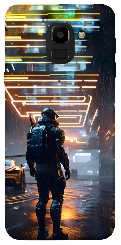 Чехол на Samsung J600F Galaxy J6 (2018) Cyber character фото 1 из 1