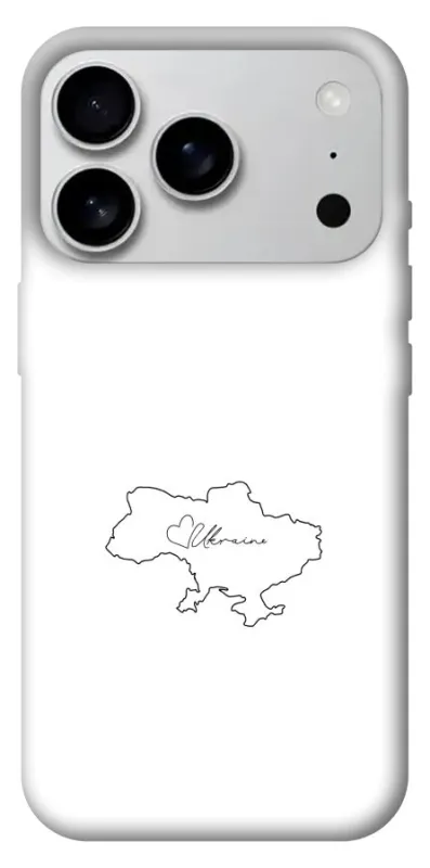 Чехол на Apple iPhone 18 Pro Max Ukraine map фото 1 из 1