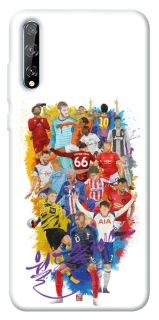 Чохол на Huawei P Smart S Football Abstract v2 фото 1 з 1