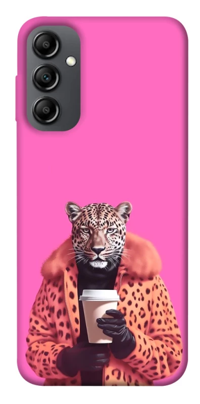 Чехол на Samsung Galaxy A14 4G/5G Леопард с кофе фото 1 из 1