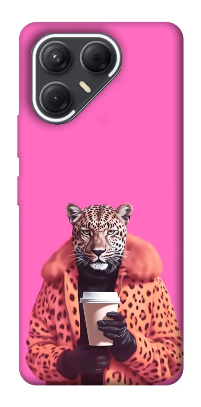 Чохол на TECNO Pova 7 Леопард з кавою фото 1 з 1