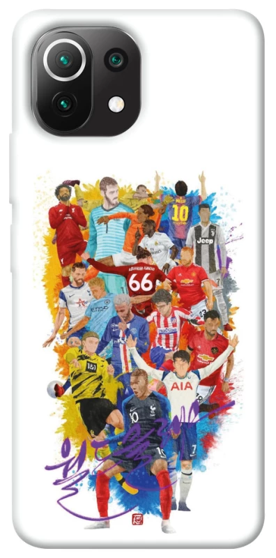 Чохол на Xiaomi Mi 11 Lite Football Abstract v2 фото 1 з 1