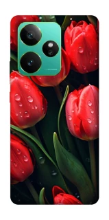 Чохол на Realme GT 7 Червоні тюльпани фото 1 Чохол на Realme GT 7 Червоні тюльпани фото 1 з 1