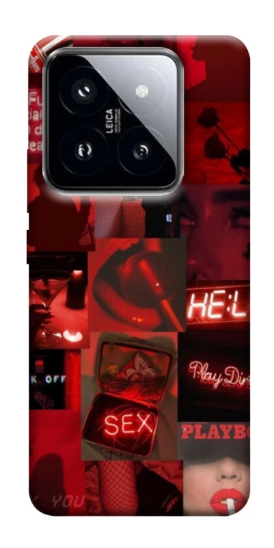 Чехол на Xiaomi 14 Pro Love collage ver.3 фото 1 из 1