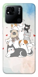 Чохол на Xiaomi Redmi 10A Funny Pets ver.2 фото 1 з 1