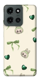 Чехол на Motorola Moto G Power (2025) Labubu Green Heart фото 1 из 1