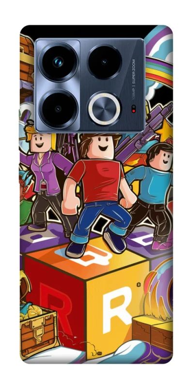 Чохол на Infinix Note 40 4G Roblox family фото 1 з 1