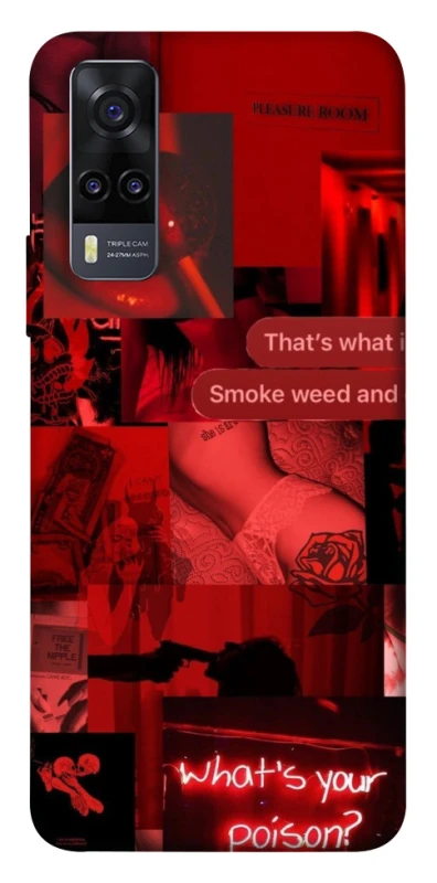 Чохол на Vivo Y31 Love collage ver.1 фото 1 з 1