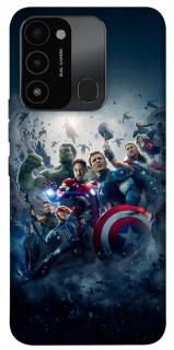 Чехол на TECNO Spark 8C Marvel heroes фото 1 из 1