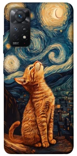 Чохол на Xiaomi Redmi Note 12 Pro 4G van gogh cat фото 1 з 1