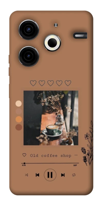 Чохол на TECNO Pova 6 Neo (LI6) Coffee player фото 1 з 1