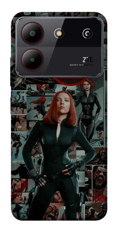 Чохол на ZTE Blade A54 4G Black Widow фото 1 з 1