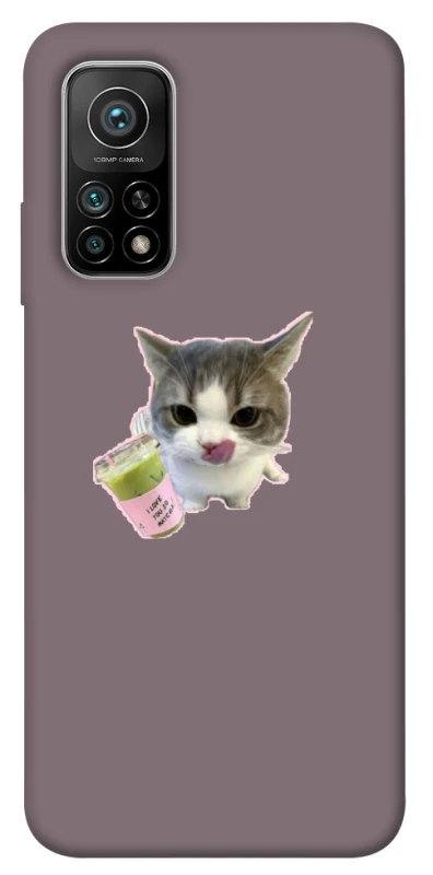 Чохол на Xiaomi Mi 10T cat matcha фото 1 з 1