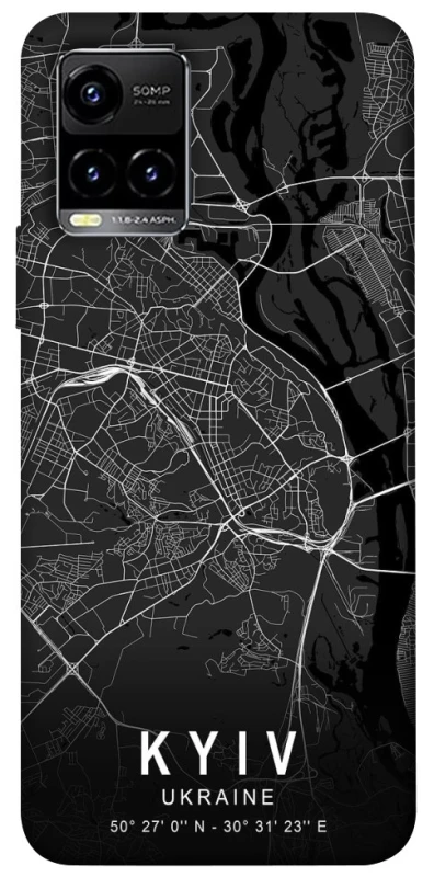 Чохол на Vivo Y21 / Y33s Kyiv map фото 1 з 1