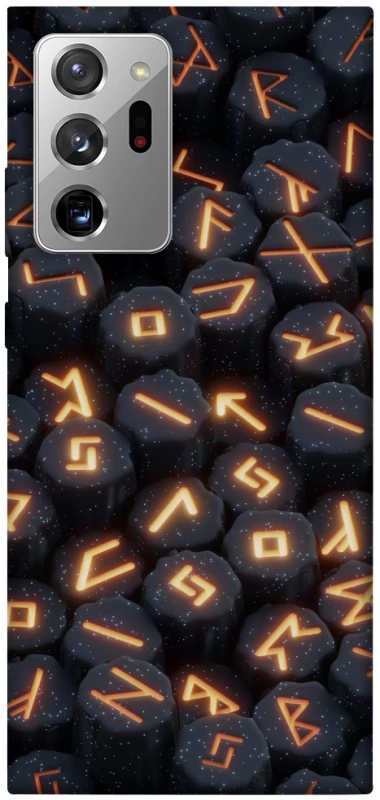 Чохол на Samsung Galaxy Note 20 Ultra Вогняні руни фото 1 з 1