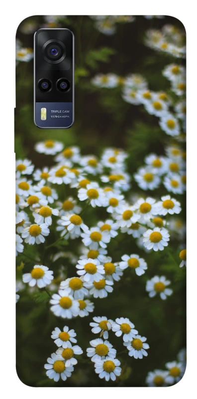 Чехол на Vivo Y53s Ромашки v13 фото 1 из 1