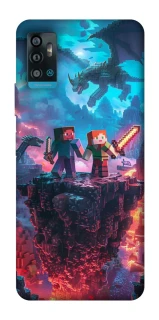 Чохол на ZTE Blade A71 Minecraft v3 фото 1 з 1