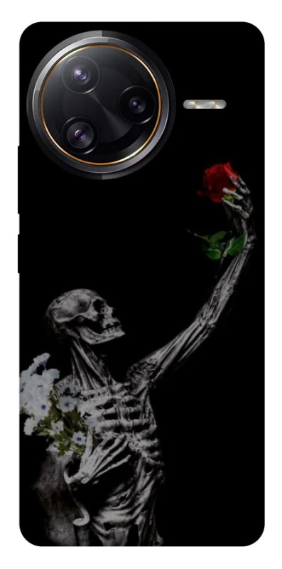 Чохол на Xiaomi Poco F7 Pro Skeleton vs Rose фото 1 з 1