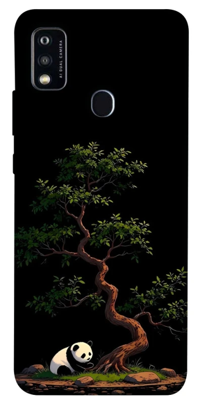 Чехол на ZTE Blade A51 Panda and tree фото 1 из 1