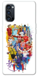 Чохол на Oppo Reno 4 Pro 5G Football Abstract v2 фото 1 з 1