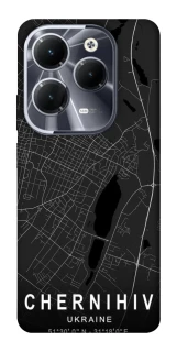 Чохол на Infinix Hot 40 Pro Chernihiv map фото 1 з 1