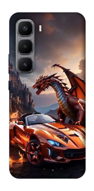 Чохол на Infinix Hot 60 Pro+ Сar and dragon фото 1 з 1