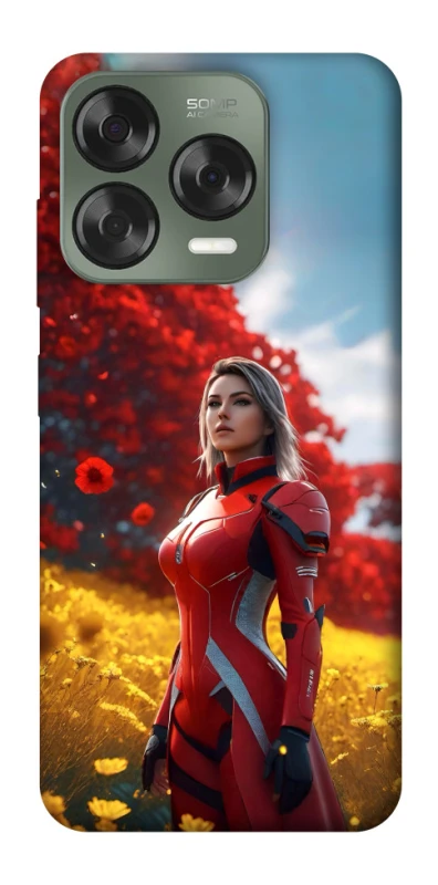 Чехол на ZTE Nubia V70 Design Cyber space girl ver.5 фото 1 из 1
