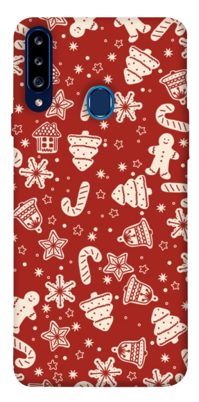 Чохол на Samsung Galaxy A20s Новорічний v3 фото 1 з 1