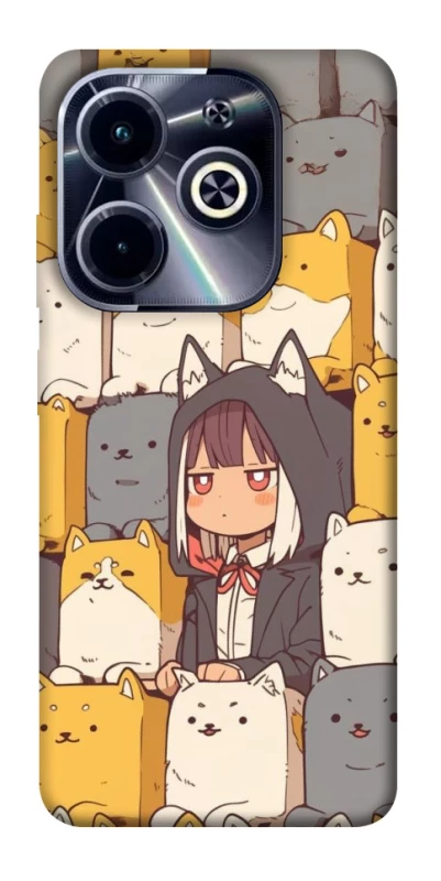Чохол на Infinix Hot 40i Like a cat фото 1 з 1