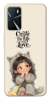 Чехол на Oppo A16s / A16 Create the life you love фото 1 из 1