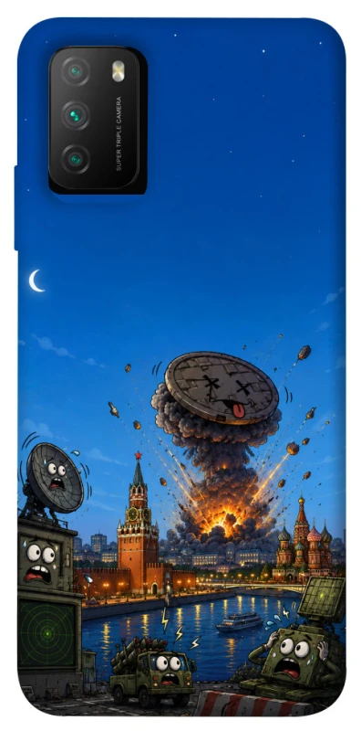 Чохол на Xiaomi Poco M3 Moscow never sleeps ver.8 фото 1 з 1