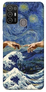 Чехол на ZTE Blade A52 Art collage ver.7 фото 1 из 1