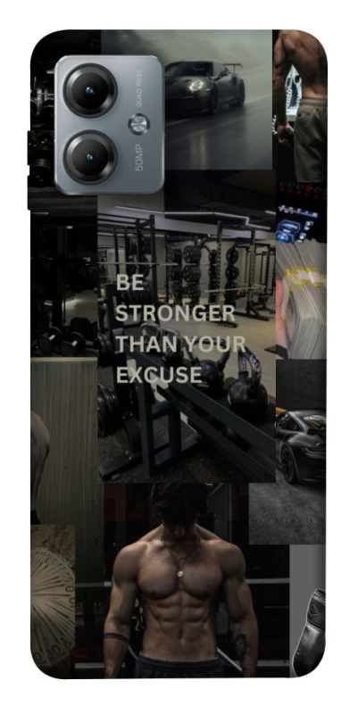 Чохол на Motorola Moto G14 Be stronger фото 1 з 1