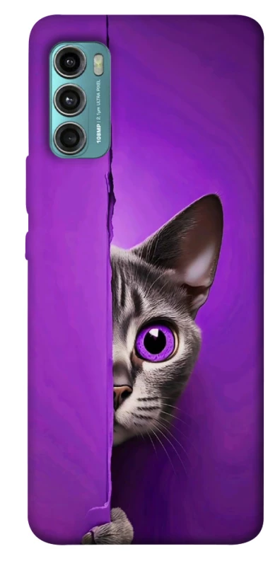 Чохол на Motorola Moto G60 Кіт-підглядач фото 1 з 1
