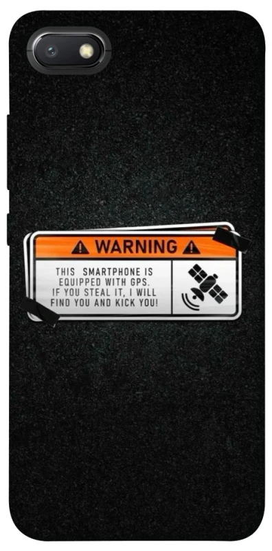 Чохол на Xiaomi Redmi 6A Warning фото 1 з 1
