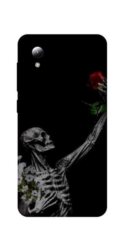 Чехол на ZTE Blade A3 (2019) Skeleton vs Rose фото 1 из 1