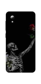 Чехол на ZTE Blade A3 (2019) Skeleton vs Rose фото 1 из 1