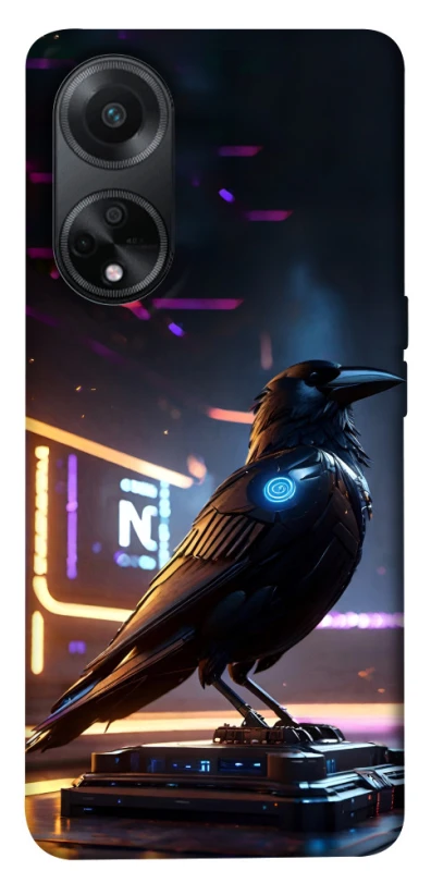 Чехол на Oppo A58 4G Cyber Raven фото 1 из 1