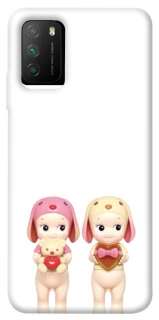 Чехол на Xiaomi Poco M3 Puppy Love Duo фото 1 из 1