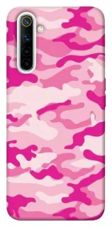 Чехол на Realme 6 camouflage pink фото 1 из 1