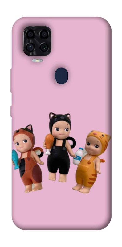 Чохол на ZTE Blade v2020 Cat Cafe Trio фото 1 з 1