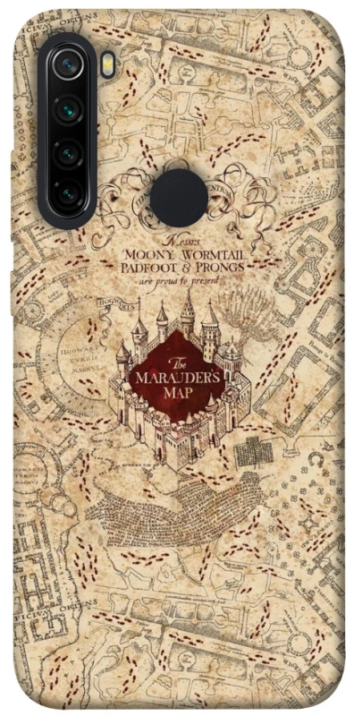 Чохол на Xiaomi Redmi Note 8 Harry Potter Marauder's Map фото 1 з 1