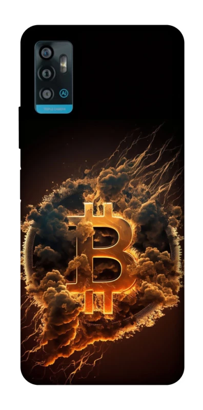 Чохол на ZTE Blade A71 Smoky Bitcoin фото 1 з 1